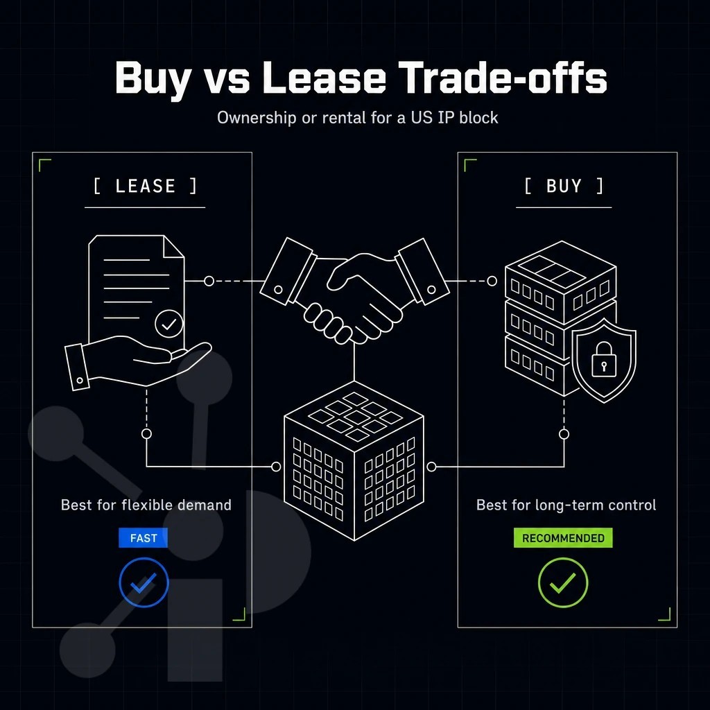 handshake over an address-block cube