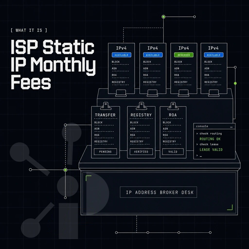 broker desk with listing cards for address blocks
