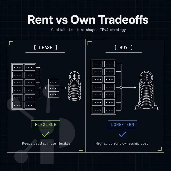 capital freed concept: address blocks converting to coin stacks