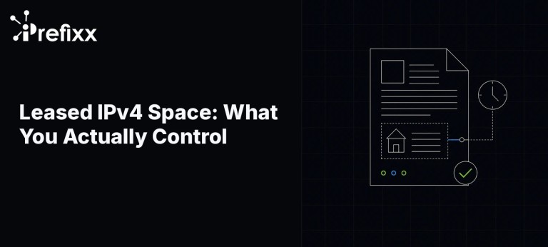 Leased IPv4 Space: What You Actually Control