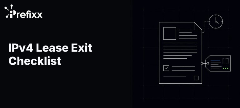IPv4 Lease Exit Checklist: Clean Handback Guide