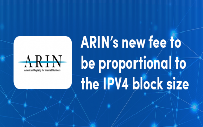ARIN’s new fee to be proportional to the IPV4 block size